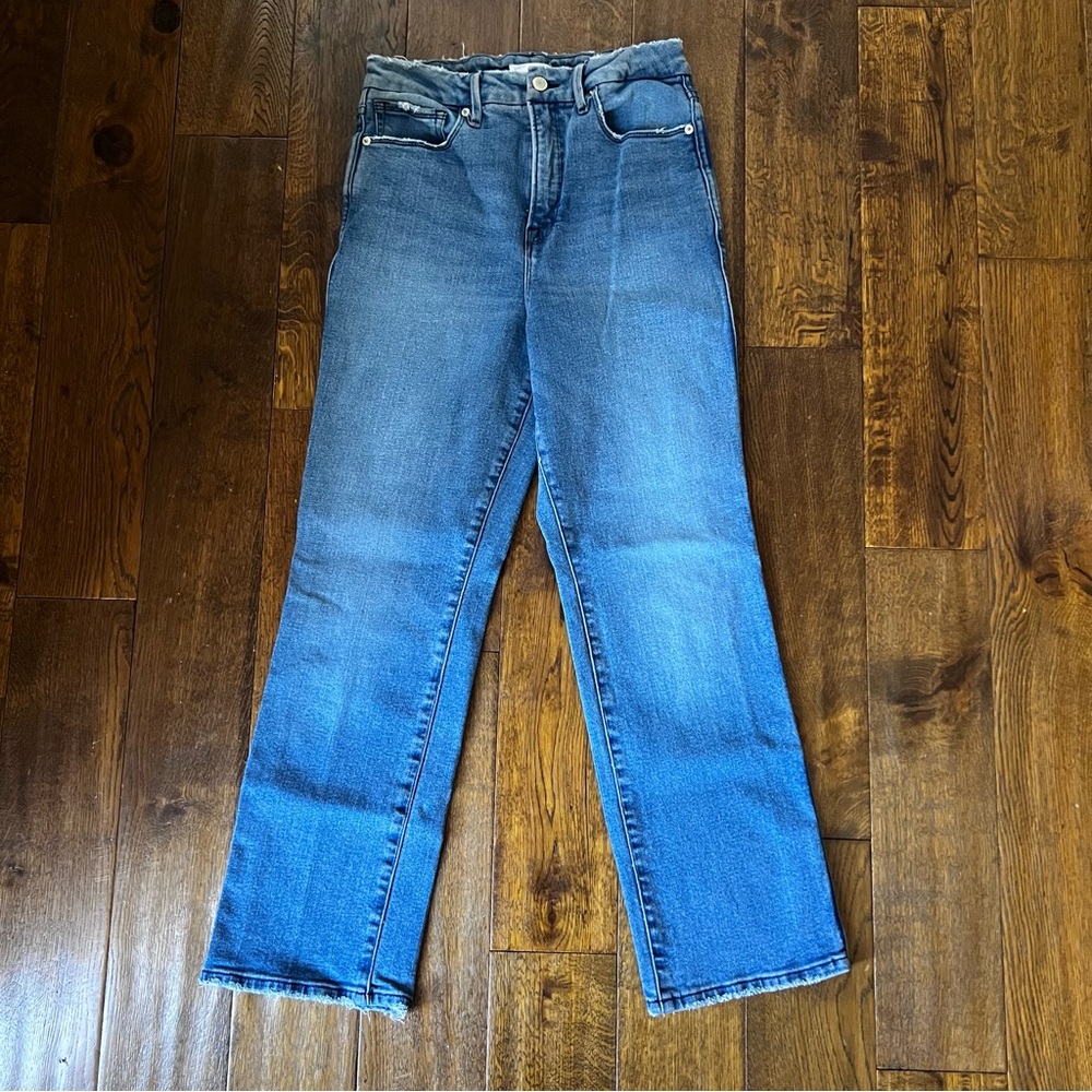 Good American Good Curve Straight Jeans Size 6/28
